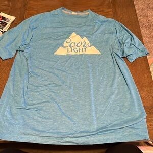 LIMITED EDITION Coors Light Blue T-Shirt- 2XL NWOT